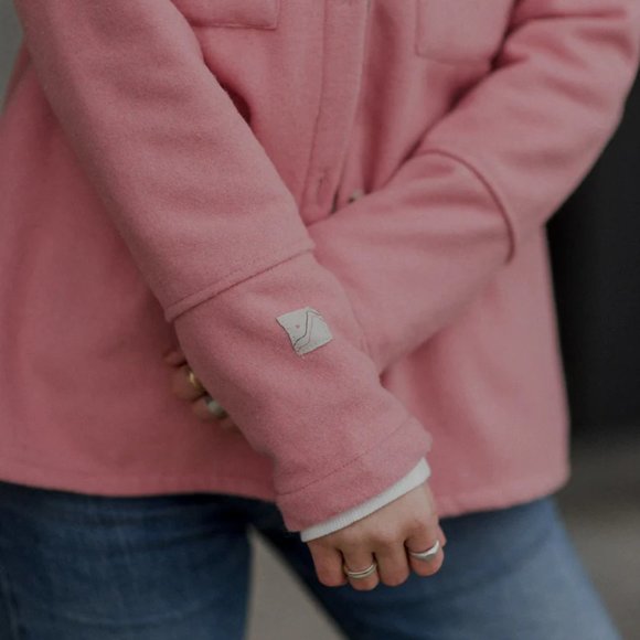 Wool Overshirt/Shacket - BLACK and GREY PLAID -  Made in Québec - Picture 5 of 10